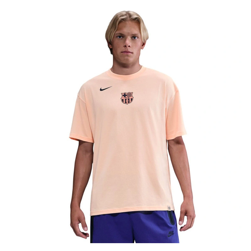 Nike FC Barcelona Fanswear 2025‑26 – Camiseta Crimson Tint