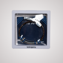 PULSERA ACERO Y CUERO MALAGA CF Tienda Malaga CF - Feeberse