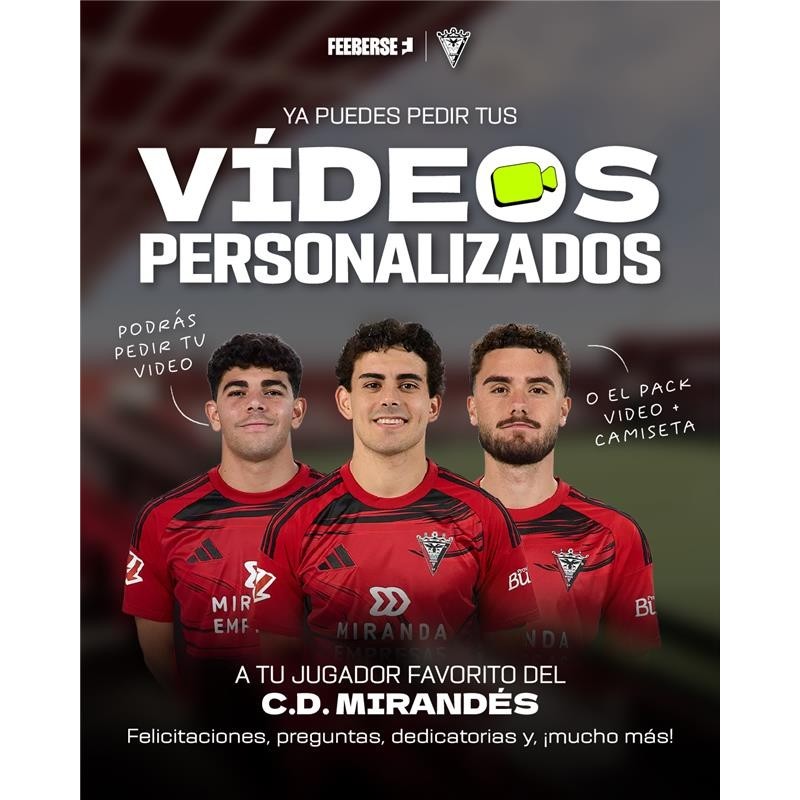 CD MIRANDES VIDEO+CAMISETA FIRMADA Video Personalizado de - Feeberse