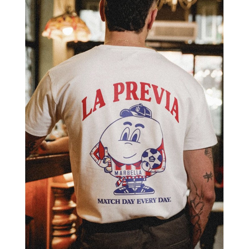 CAMISETA LA PREVIA ROJIBLANCA Gambea - Feeberse