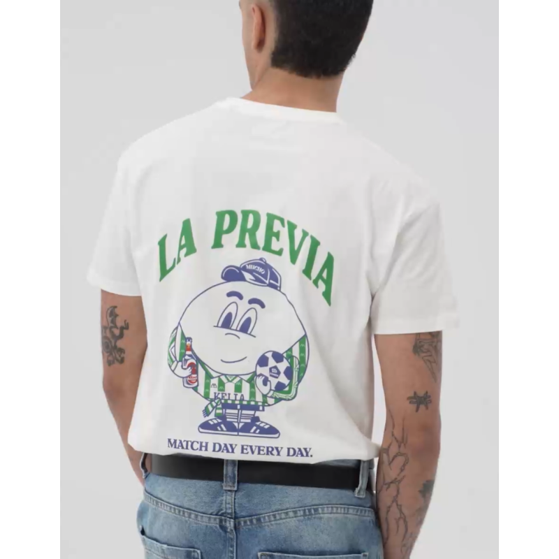 CAMISETA LA PREVIA VERDIBLANCA Gambea - Feeberse