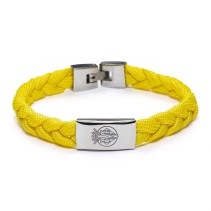 PULSERA TRENZA AMARILLA VILLAREAL CF Feeberse - Feeberse