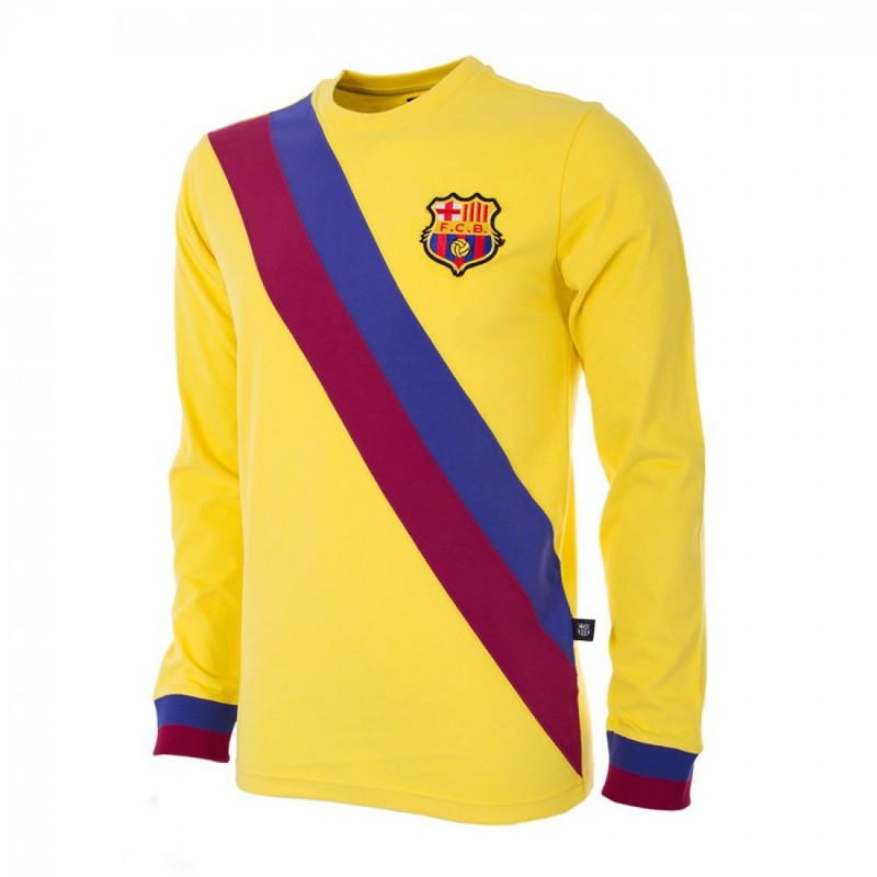 CAMISETA RETRO AMARILLA VISITANTE FCB 1974-75 RetroFootball - Feeberse